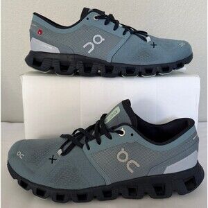 On Cloud X 3 Wash Ink Womens Sz 9 Blue Athletic Running Training Shoes